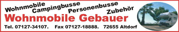 Wohnmobile Gebauer